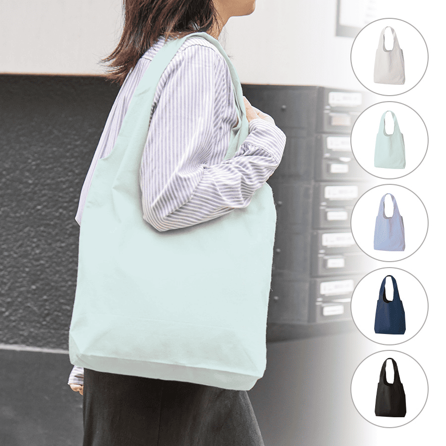厚手コットンショルダーハンドルトート(M)無地サンプル