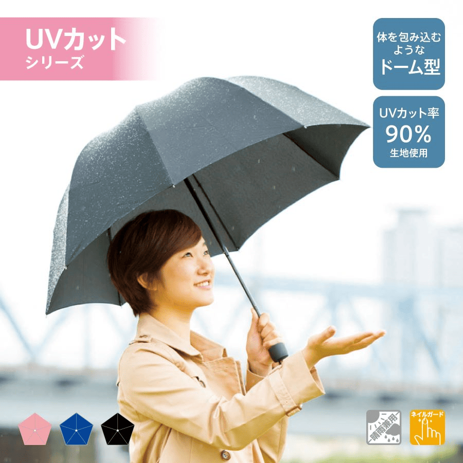 深張UV折りたたみ傘