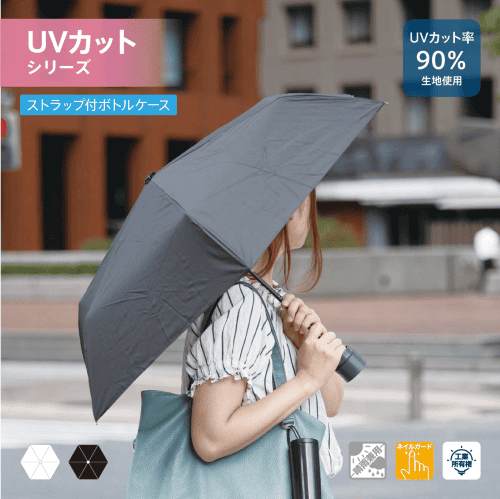 ボトルケースUV折りたたみ傘