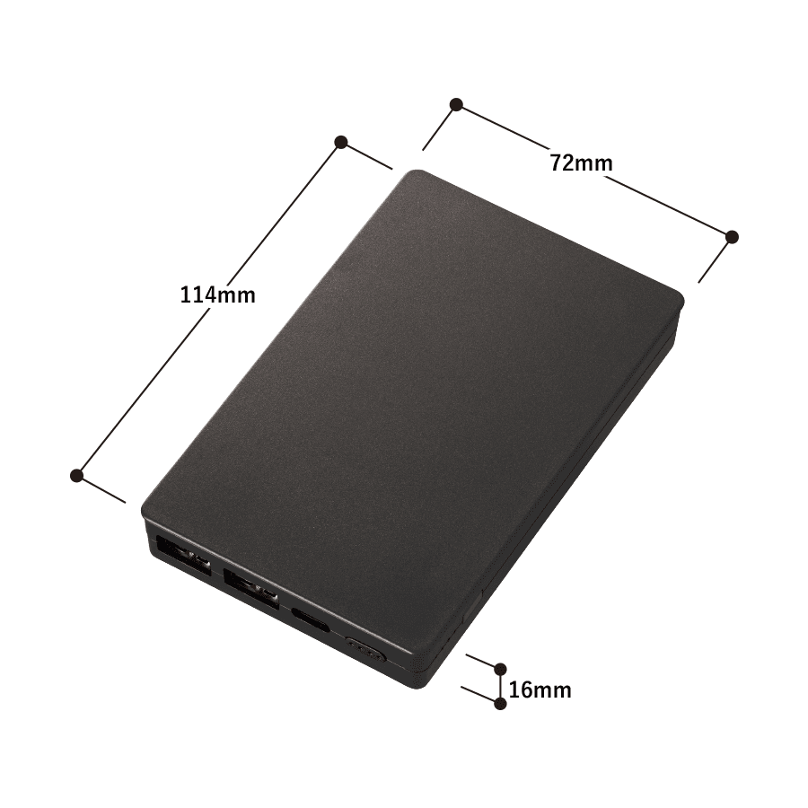 全面印刷できるモバイルチャージャー10000コンパクト