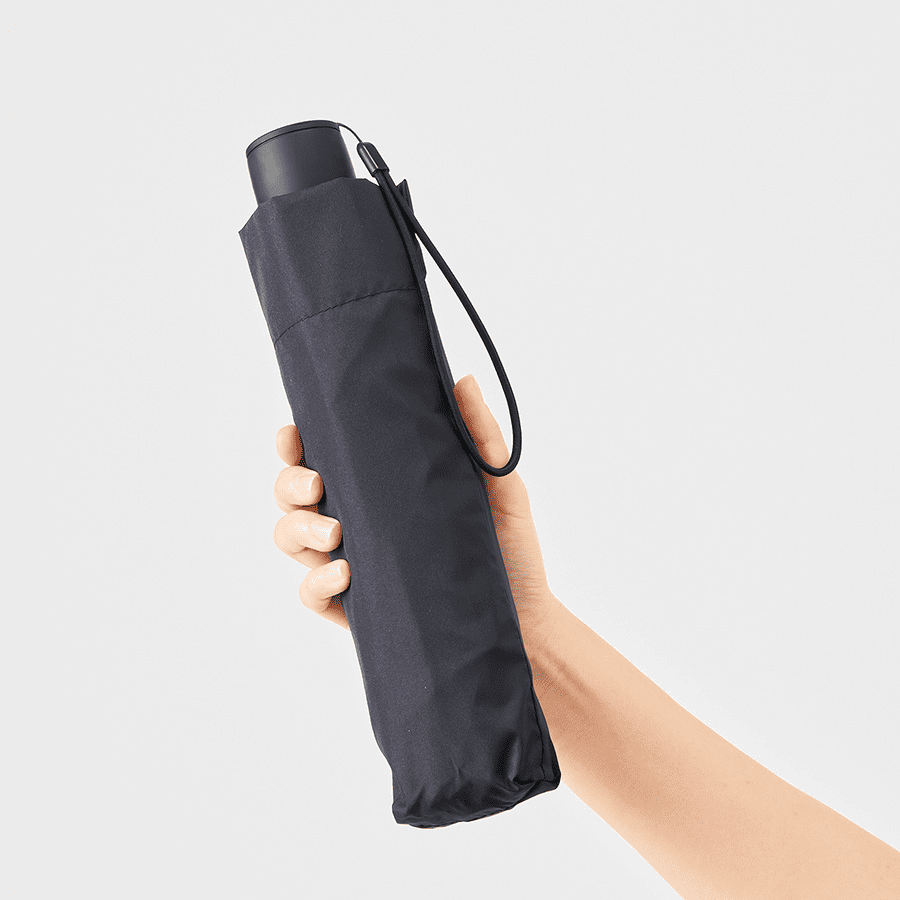 大判遮光折りたたみ傘 シルク印刷