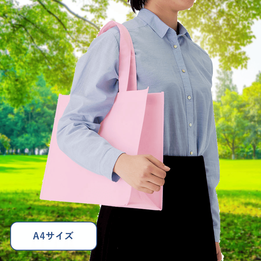 不織布スクエアトート