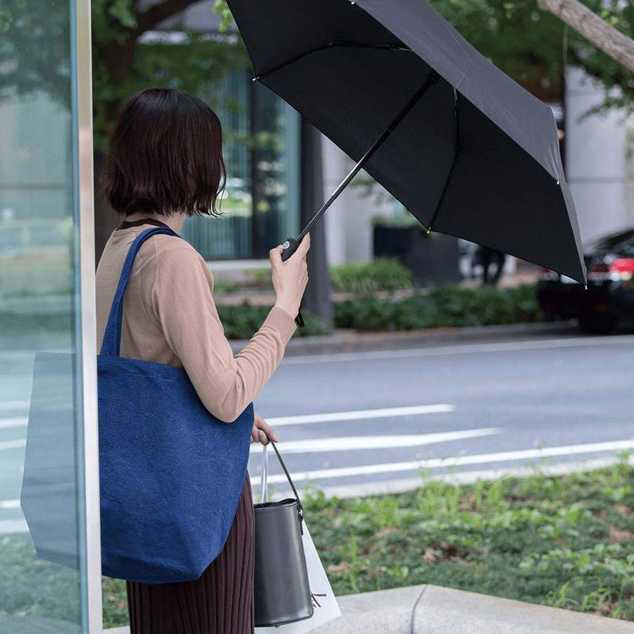 自動開閉折りたたみ傘 シルク印刷